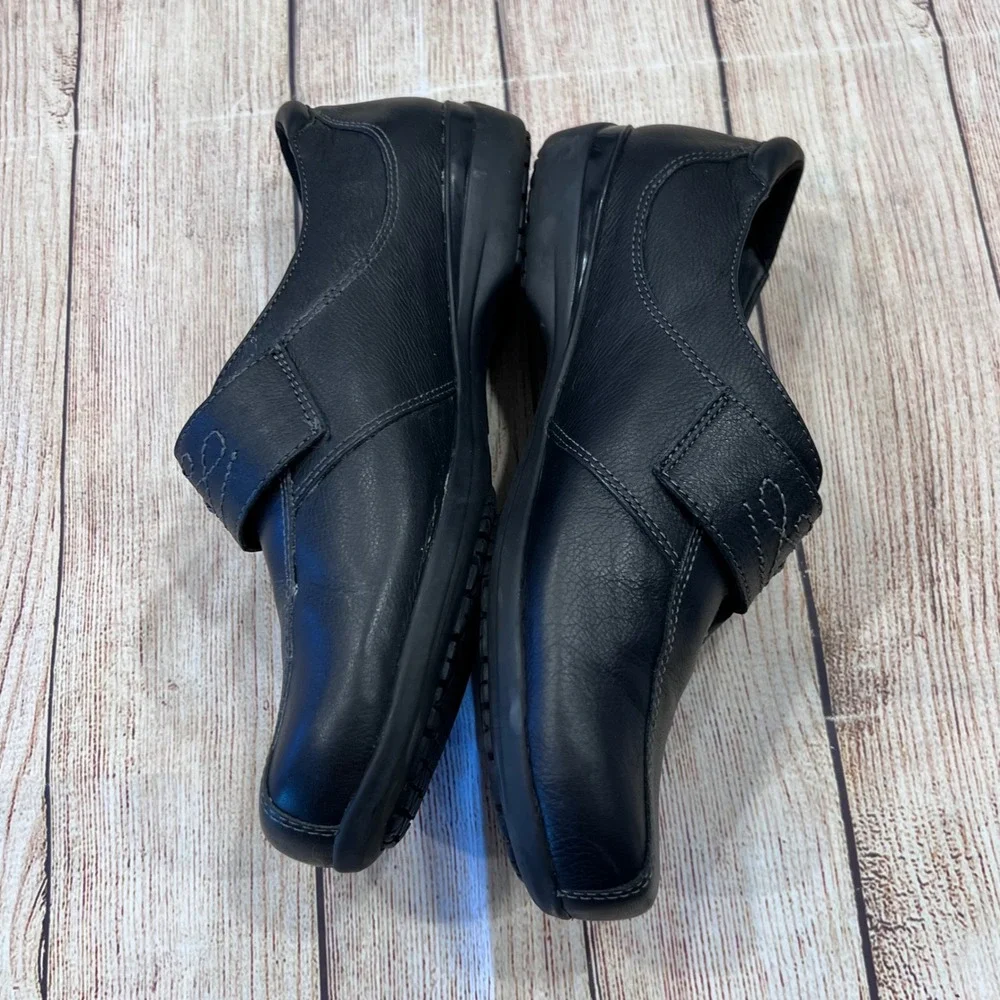 Abeo B.I.O.system Aster Black Leather Orthotic Loafers Women 8.5